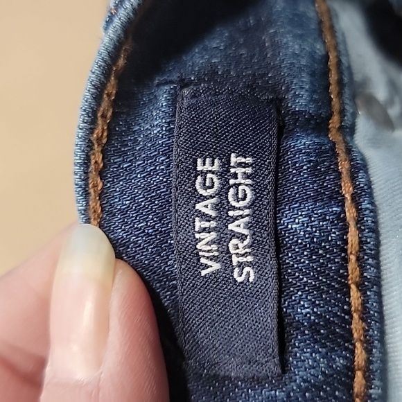 J.Crew Size 29 Vintage Straight Medium-Dark Wash Blue Jeans, Excellent Used Cond - Picture 10 of 15